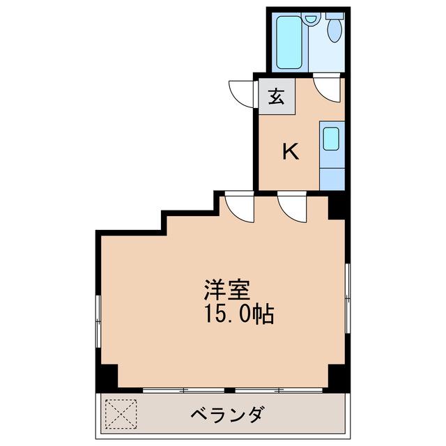 まいかとる(1K/3階)の間取り写真