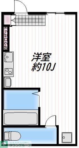 エルスタンザ亀有(ワンルーム/1階)の間取り写真