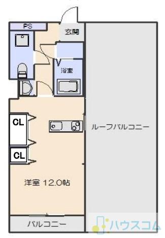 山崎第3マンション(1K/5階)の間取り写真