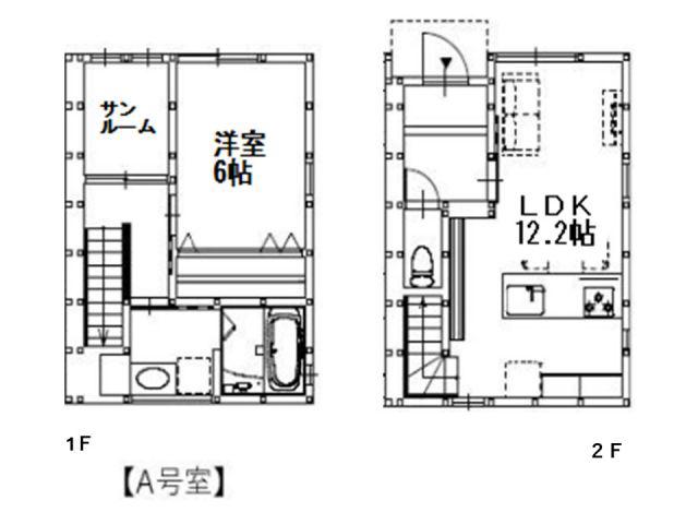 グランメゾンクレスト多治米VI(1LDK/1階)の間取り写真