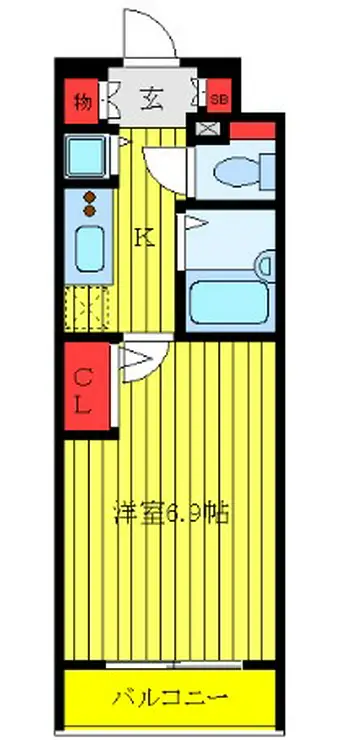 フェニックス中板橋 3階階 間取り