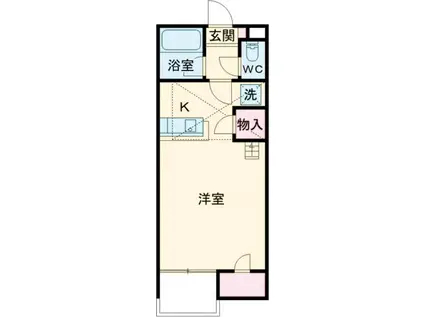 セザンヌ飯村(ワンルーム/2階)の間取り写真