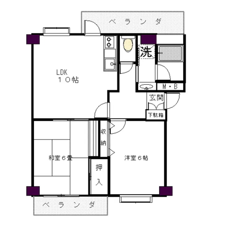 グランボヌール青葉台 2階階 間取り