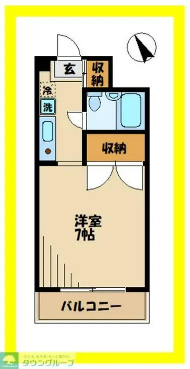 ヴェルデ多摩川 1階階 間取り