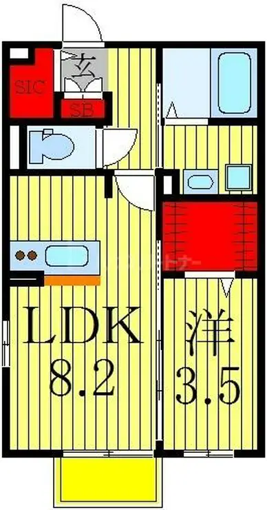 ラマージュおおたかの森 2階階 間取り