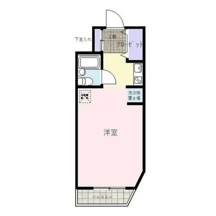 エクセア高砂 4階階 間取り