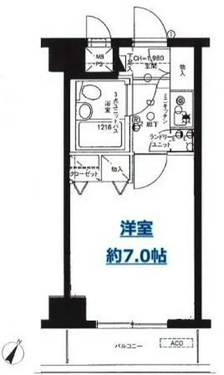 ライオンズシティ浦和常盤 5階階 間取り
