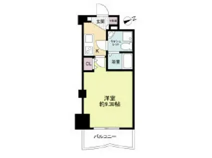 セレニテ新大阪弐番館(1K/7階)の間取り写真