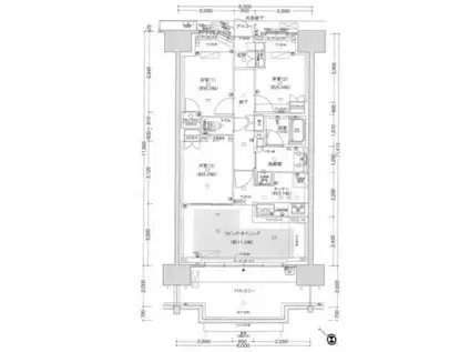 クレヴィア神戸ポートアイランド(3LDK/8階)の間取り写真