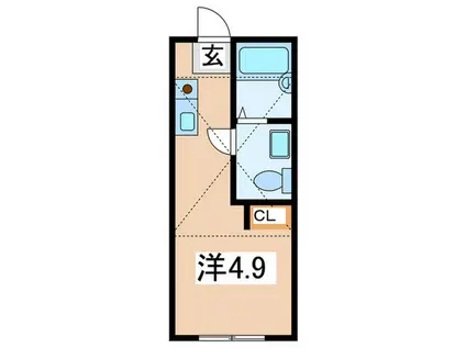 アーバンヒル菊名(ワンルーム/2階)の間取り写真