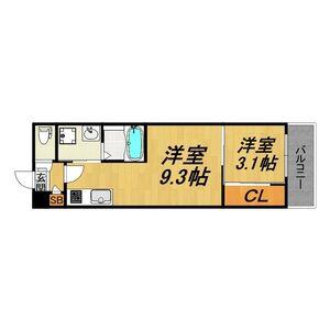 LECOCON守山III(1LDK/3階)の間取り写真