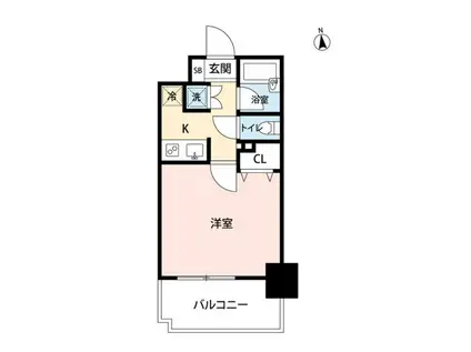 マイナビSTAYグラン外神田ホームズ(1K/4階)の間取り写真