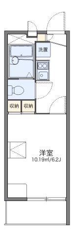 レオパレスAMOURII(1K/3階)の間取り写真