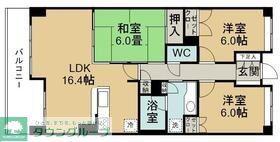 Dクラディア名取駅前フォアフロント(3LDK/10階)の間取り写真