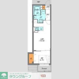 ルオーレ池上(1LDK/3階)の間取り写真