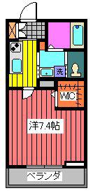 南浦和3丁目計画(1K/1階)の間取り写真