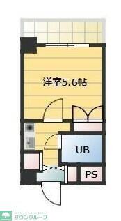 R FIELDS KAWAGUCHI(1K/5階)の間取り写真
