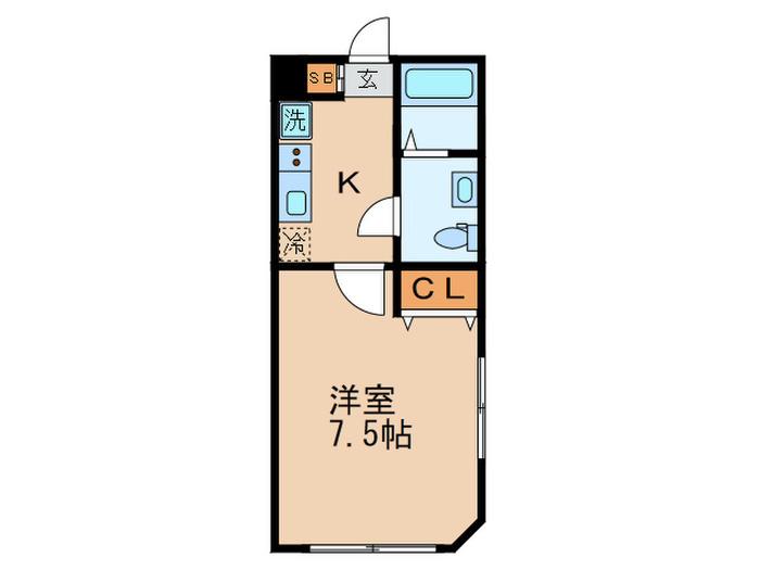 COMPOSITE SHINAGAWAMINAMIOOI(1K/3階)の間取り写真