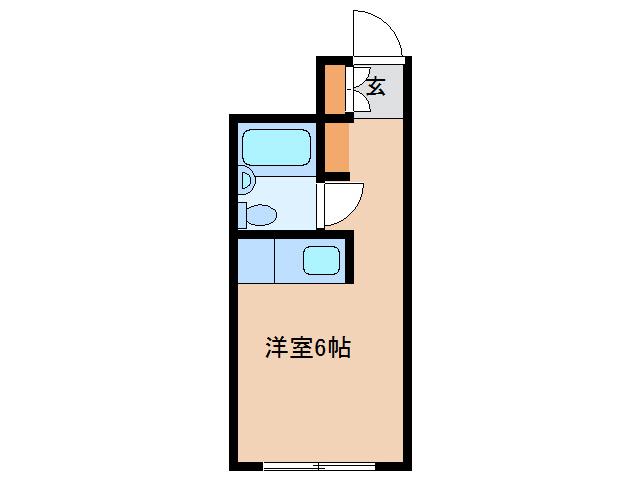ノースパレス1・12(ワンルーム/4階)の間取り写真