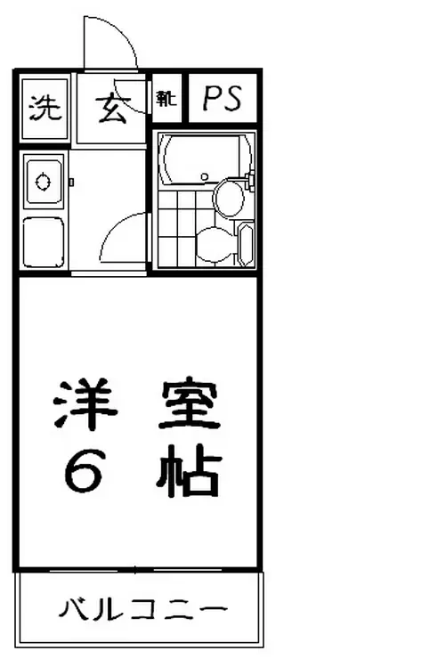 ダイアパレス目黒本町 2階階 間取り
