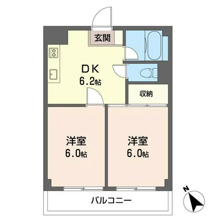 田中マンション 3階階 間取り