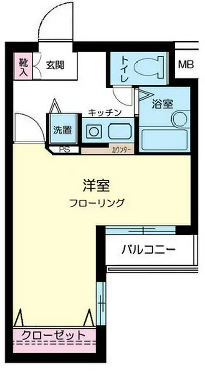 ロイヤルガーデン品川 5階階 間取り