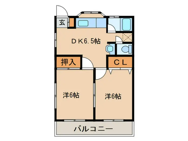 ハイツさざんか 2階階 間取り