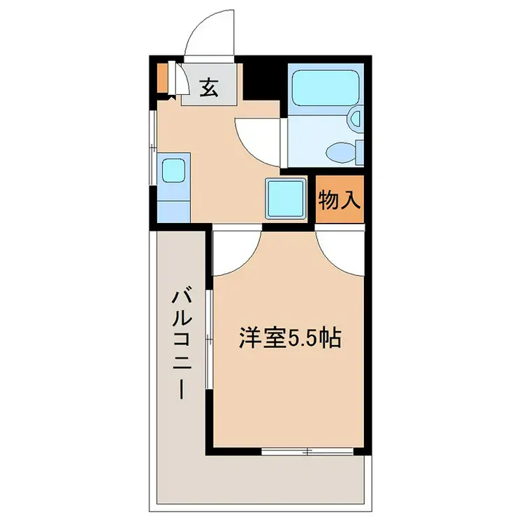 フラッツ青葉台 3階階 間取り