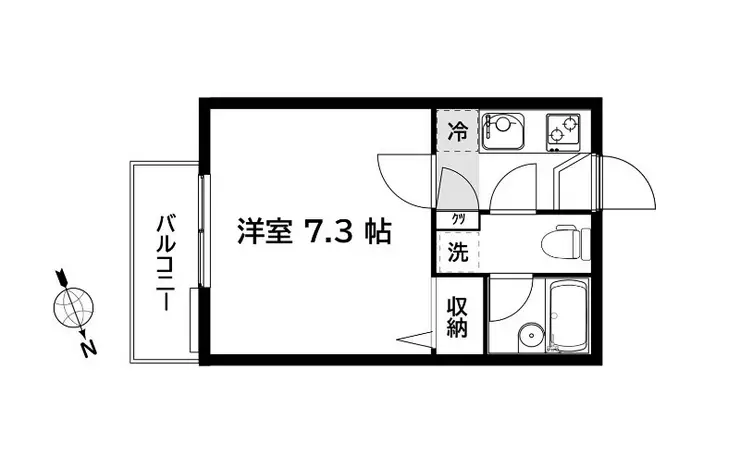 グリーンコート武蔵野 2階階 間取り