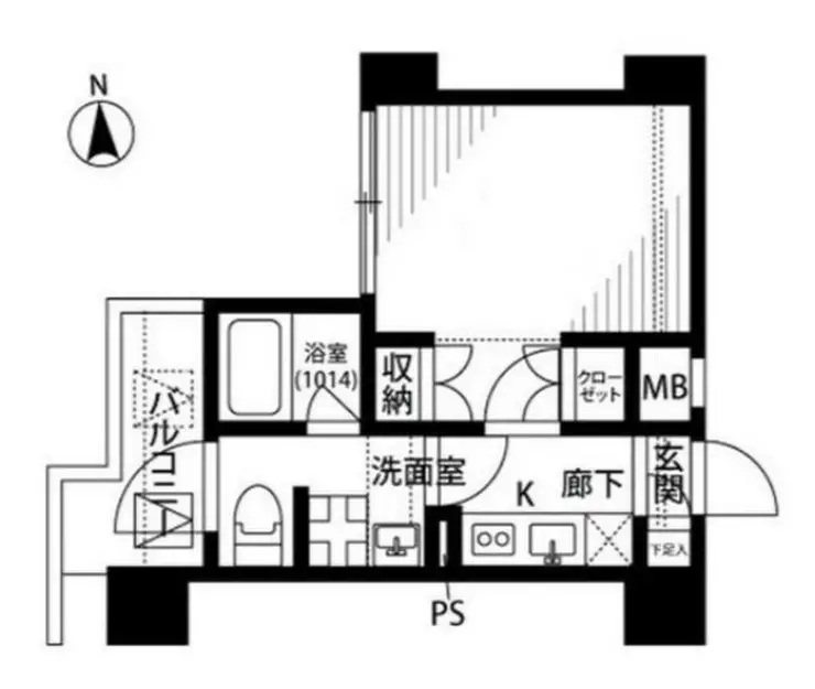 プレール・ドゥーク大森II 8階階 間取り