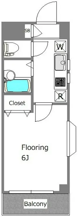 レイクヒルズ 2階階 間取り