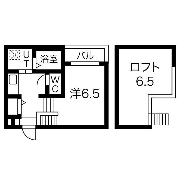 コンフォルタ杉村(1K/1階)の間取り写真