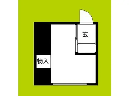 和歌之荘(ワンルーム/2階)の間取り写真