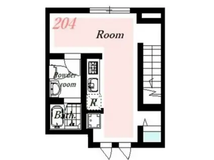 LALAPRIMO(ワンルーム/2階)の間取り写真