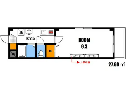 JP.BLDG(1K/3階)の間取り写真