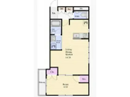 REGAROV(1LDK/5階)の間取り写真