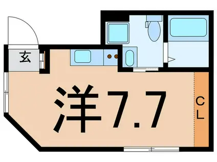 東神奈川2丁目工事(ワンルーム/4階)の間取り写真