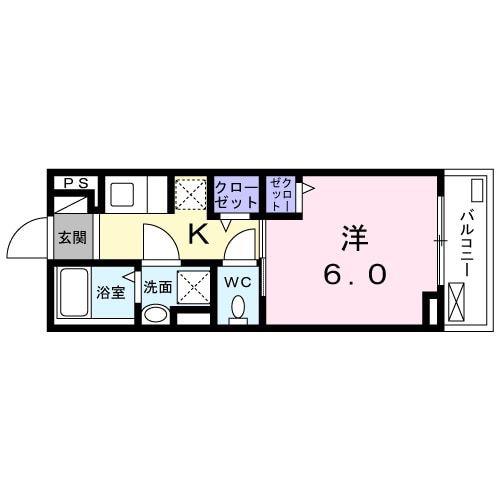 Y・S 中野坂上(1K/3階)の間取り写真