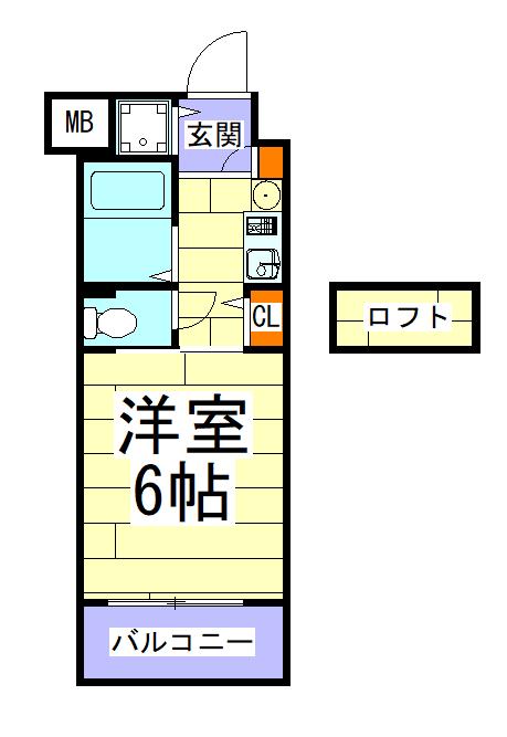 エステムコート新大阪IIIステーションプラザ(1K/7階)の間取り写真