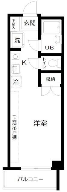 サンシティー要町(ワンルーム/1階)の間取り写真