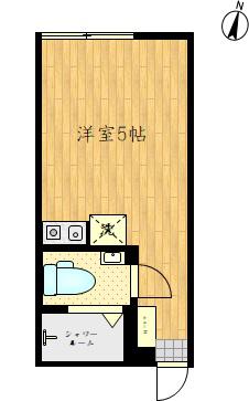 レジデンスパーク川崎(ワンルーム/3階)の間取り写真