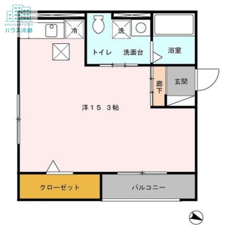 レセンテ東長崎(ワンルーム/1階)の間取り写真