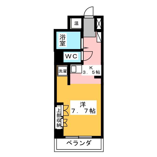 田沢ビル(1K/7階)の間取り写真