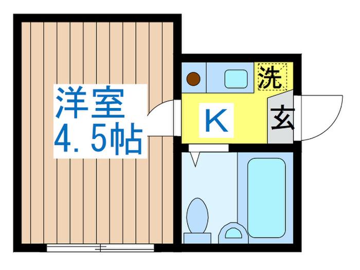 フォーマック高円寺(1K/1階)の間取り写真