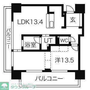 アーデン泉プレミア(2LDK/10階)の間取り写真