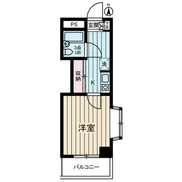グローイングシティー大和田 3階階 間取り