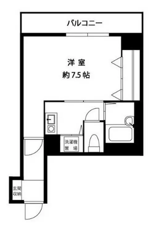 アサカシオン三軒茶屋 3階階 間取り