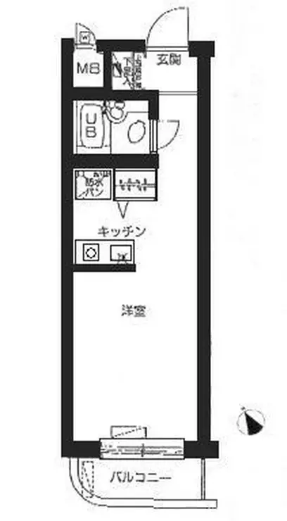 菱和パレス世田谷上野毛 3階階 間取り