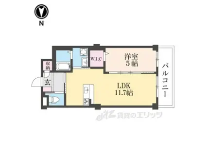 サン ラフォーレ(1LDK/3階)の間取り写真