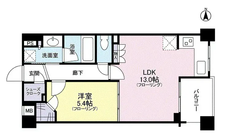 クレアホームズ新宿百人町 3階階 間取り